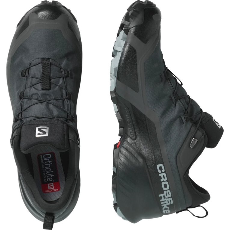 Tenis Senderismo Salomon Cross Hike GTX Hombre Negros | MX HGTP642